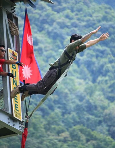 adventure activities in Pokhara paragliding and hot air balloon