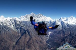 Everest skydiving experience in Nepal